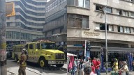 ¡Qué susto! Bomberos controlaron conato de incendio en el centro de Medellín
