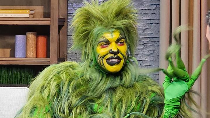 The Grinch takes over Cleveland with musical performances at Playhouse Square: Watch what happened when he dropped by WKYC Studios