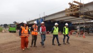 Un 68% de avance presentan las obras del nuevo puente que mejorará la conectividad y seguridad entre San Antonio y Santo Domingo