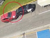 San Borja: sujeto choca vehículo e intenta atropellar a conductor por reclamarle