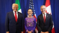 Donald Trump, Claudia Sheinbaum y Mark Carney se reunieron luego del sorteo del Mundial 2026