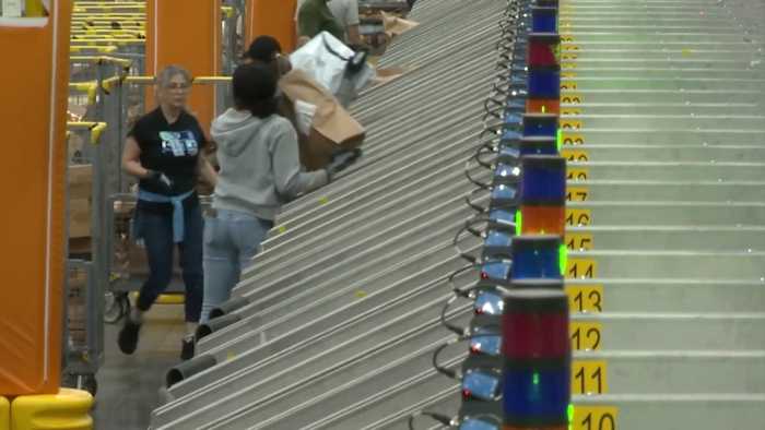 Amazon in Orlando expects almost double the packages for Cyber Monday