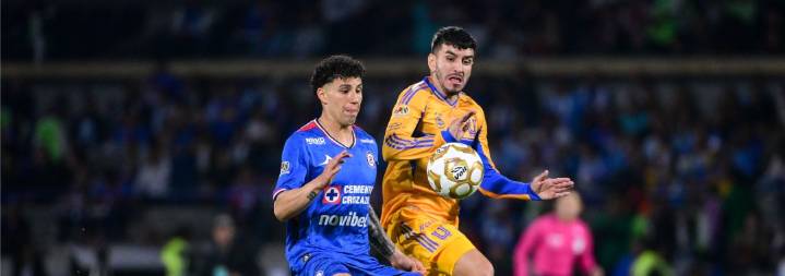 Cruz Azul y Tigres empatan a un gol en el inicio de las Semifinales