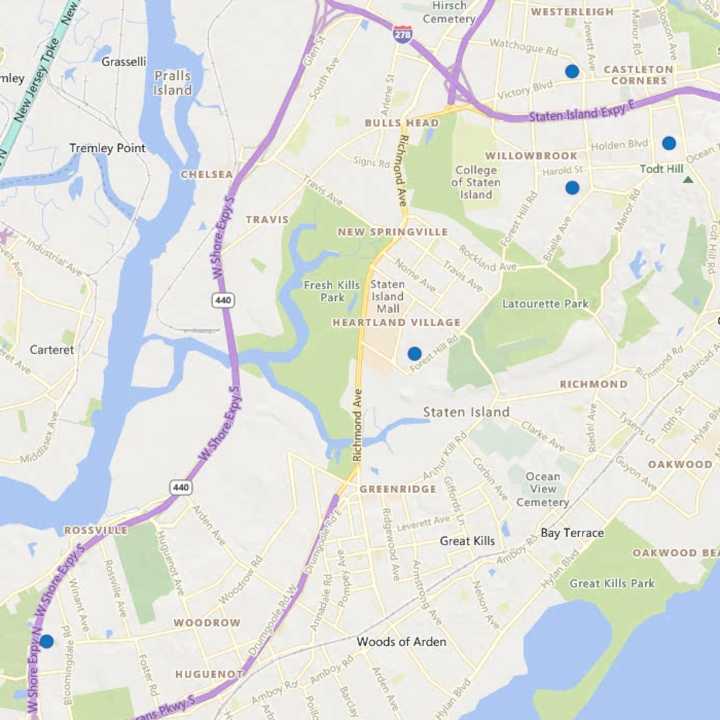 5 car thefts reported on Staten Island from Nov. 24