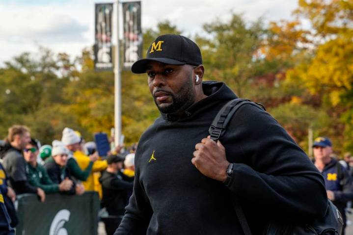 Ex-Michigan coach Sherrone Moore remains in custody