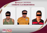 Detienen a presunta banda de ladrones por robo de autos de carga