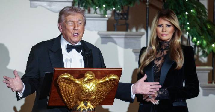 'Old' Donald Trump Has 'Hard Time Walking Down Stairs' in Slow-Motion Video Shared by His Wife Melania: Watch