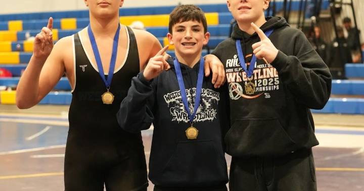 Middle School wrestling: Westerly has three first-place finishers at Birchwood all