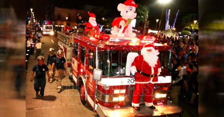 Cierran vialidades por Desfile Navide?o en Matamoros