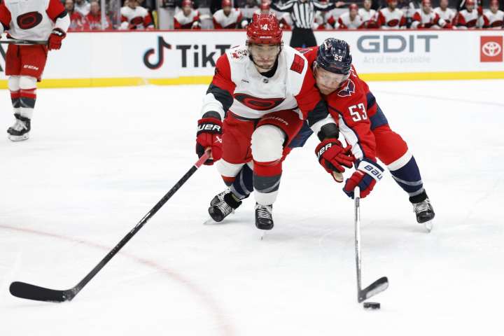 Hurricanes take top spot in East with shootout win over Capitals - The Rink Live | Coverage of youth, junior, high school and college hockey