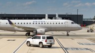 Plow Truck Reportedly Crashes Into United Express Embraer E175 In Minot, Tearing Off Nose