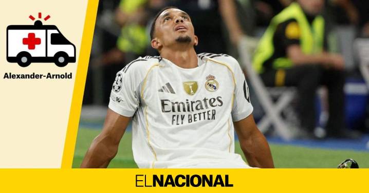 Lesión de Alexander-Arnold: qué le pasa, qué lesión tiene y cuánto tiempo estará de baja con el Real Madrid
