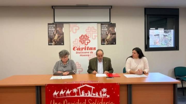Cáritas Huesca celebra su Navidad Solidaria centrada en la vivienda