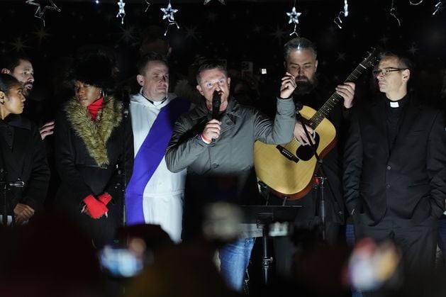 Far-right activist Robinson holds concert to ‘put Christ back into Christmas’