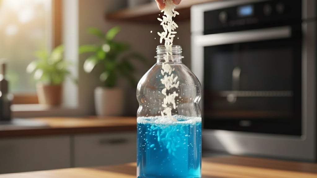 Poner granos de arroz en la botella del detergente: por qué recomiendan hacerlo y para qué sirve
