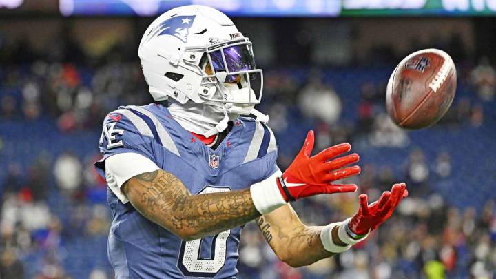 Patriots’ Christian Gonzalez can’t stop smiling when talking about Josh Allen ‘challenge’