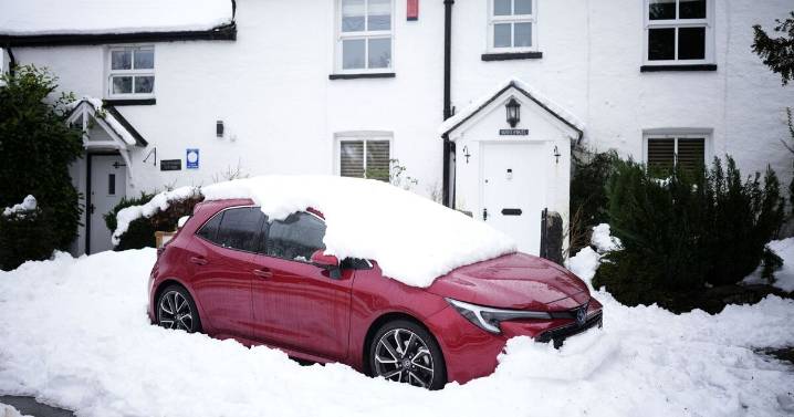 UK snow forecast shows 72 hour blizzards hitting England - full list of 20 counties 