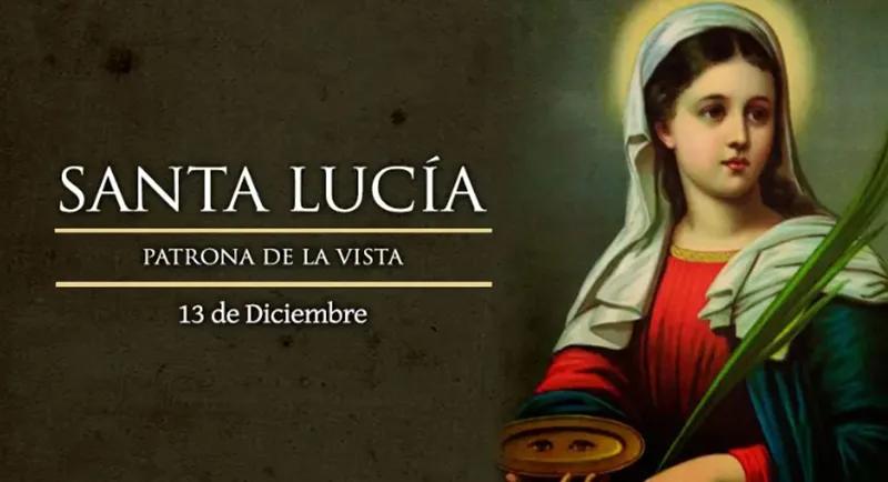 Este sábado #13dic se celebra el día de Santa Lucia
