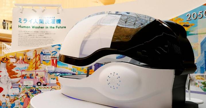 Human washing machine can wash and dry you for only £300,000