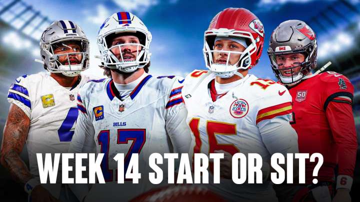 NFL Fantasy Football Week 14 2025 Start ‘Em Sit ‘Em: Quarterback