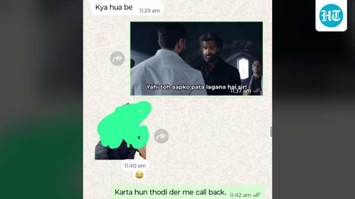 Manager texts employee ‘kya hua’ after resignation, he responds with meme