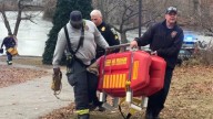 People rescued after falling through ice in Malden, Lynn