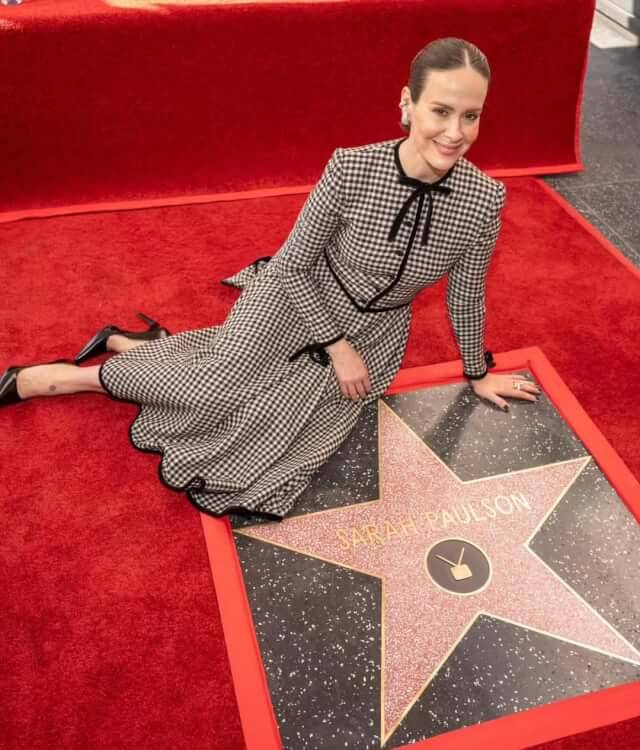 Sarah Paulson Receives Hollywood Walk of Fame Star as Holland Taylor Delivers Emotional Tribute