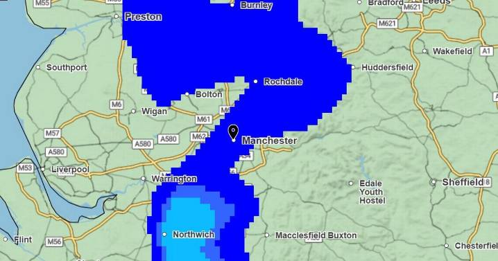 Yellow severe weather warning for Greater Manchester as region braces for intense rain that could cause flooding
