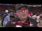 Georgia vs. Alabama REACTION 👀 Kirby Smart & Gunner Stockton on winning SEC