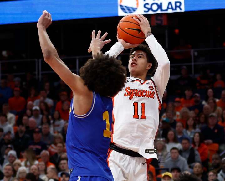 SU point guard Naithan George is struggling: ‘I need to score more’