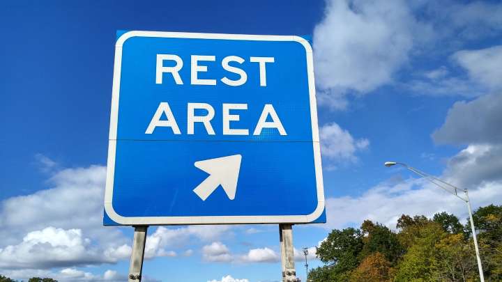 You're tired and driving. Is it legal to sleep at an Ohio rest area?