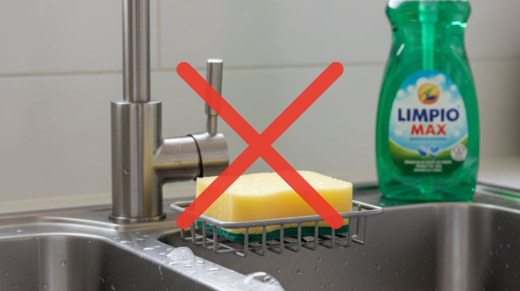 Adiós a la esponja de cocina a la vista: la nueva tendencia práctica para ocultarla y que no acumule humedad