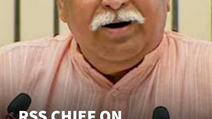 RSS Chief Replies With A Smile To A Question On Who Will Succeed Prime Minister Narendra Modi