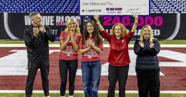 University of Wisconsin wins Big Ten's second annual 'We Give Blood Drive'