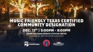 City of Brownwood to Receive Music Friendly Texas Community Certification