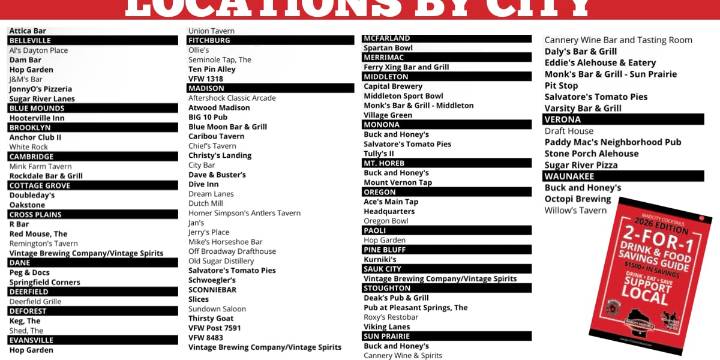 Support Dane County businesses with the new Madcity Cocktails Passport