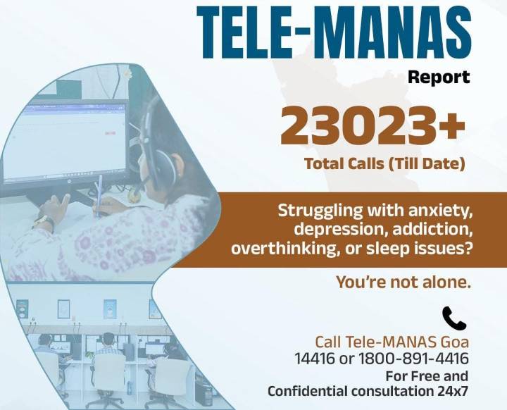Min Vishwajit urges Goans to prioritise mental well-being, highlights Tele MANAS support system