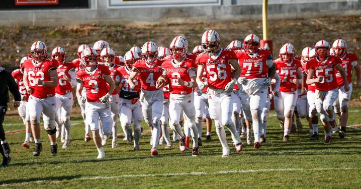 'A Chance to Redeem Ourselves': History on the line when Amesbury faces Cohasset in D7 Super Bowl