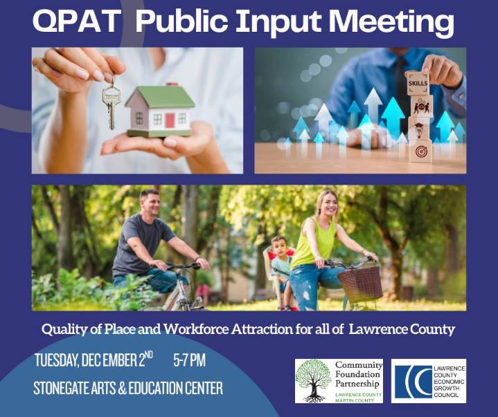 Public invited to help shape Lawrence County’s future; Input session set for tomorrow