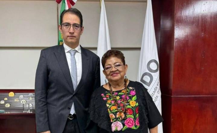 Ernestina Godoy se reúne con nuevo fiscal en materia de Delincuencia Organizada