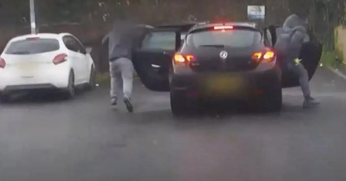 Masked men burst into house before leading police on 105mph car chase