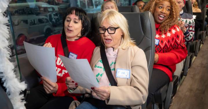 TOWIE's Carol Wright embarks on a festive coach trip for an unexpected reason