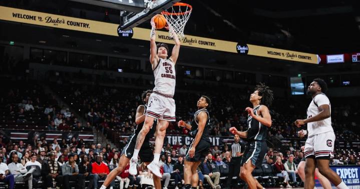 Gamecocks rout Stetson in men's basketball in Columbia