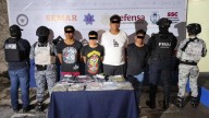 Detienen a cuatro presuntos integrantes de grupo criminal en Benito Juárez