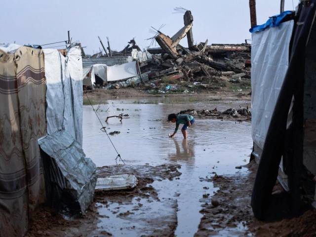 13 Gazans dead as heavy rains batter territory