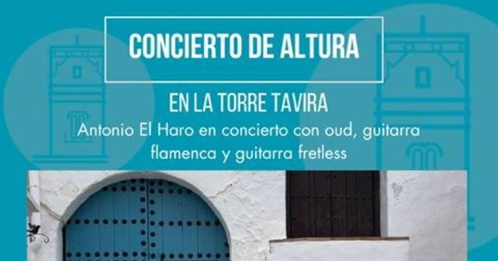Original fusión magrebí y flamenca con Antonio Álvarez 'El Haro', este jueves 11 de diciembre, en la Torre Tavira de Cádiz