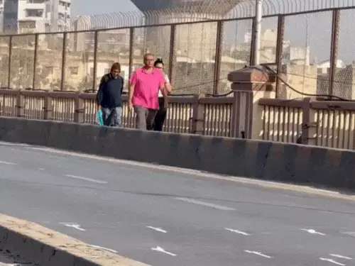 Uproar after viral video shows people walking on closed Subhash Bridge
