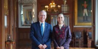 Sheinbaum se reúne con José Medina Mora, nuevo presidente del CCE