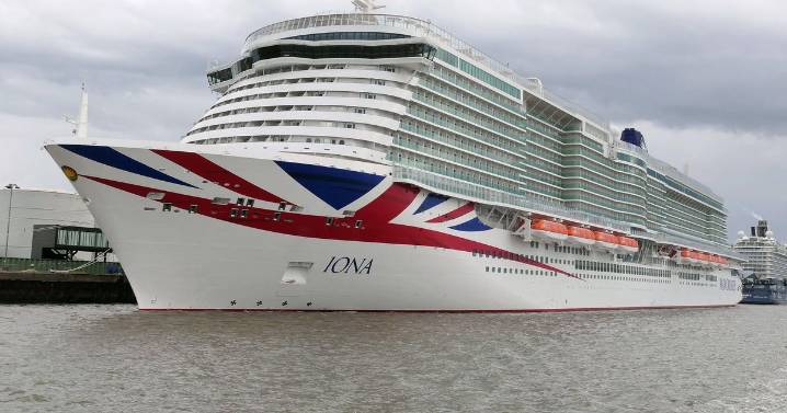P&O cruise ship stuck in port after cargo vessel drops banana containers