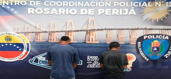 Detenidos dos sujetos por abusar sexualmente de una adolescente en Zulia